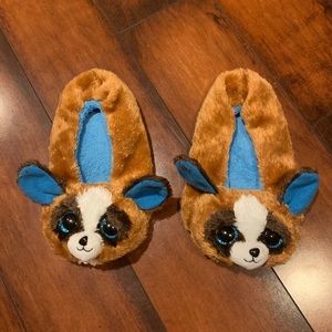 Ty Beanie Boo Slippers - Duke - Sz. Large